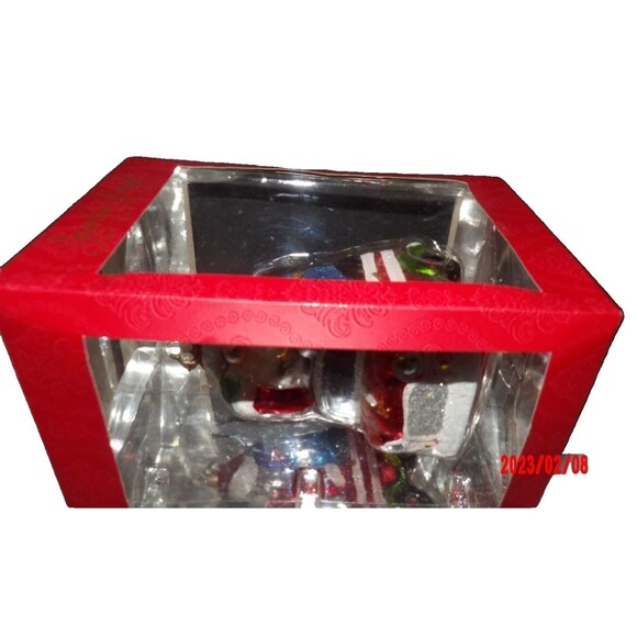 Christopher Radko 2012 Blown Glass Santa in Car Ornament Sparkle Bright NIB HTF - Picture 9 of 11